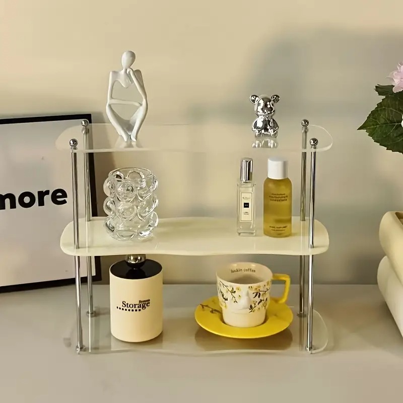 2-3단 아크릴 데스크탑 수납 선반 물컵 향수 욕실 테 - Perfume Villa Fragrance 리뷰 및 가격