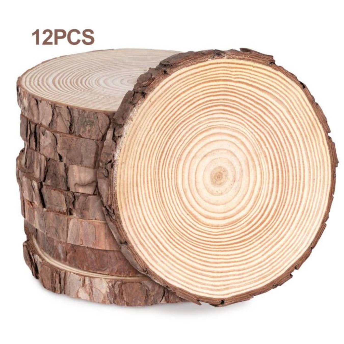 12pcs 나무 조각 두꺼운 소나무 나무 라운드, 어머 - Oud Wood Chip 리뷰 및 가격